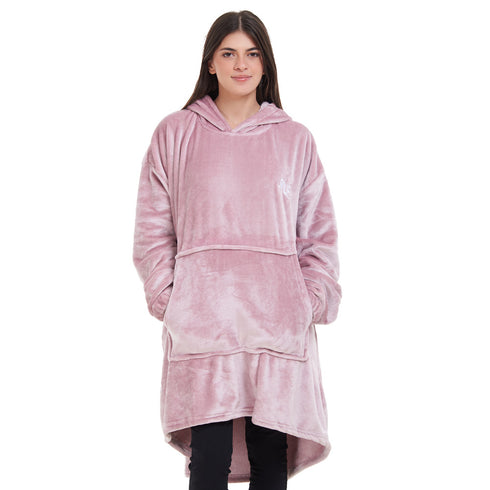 Snuggs Blanket Hoodie Light Mauve